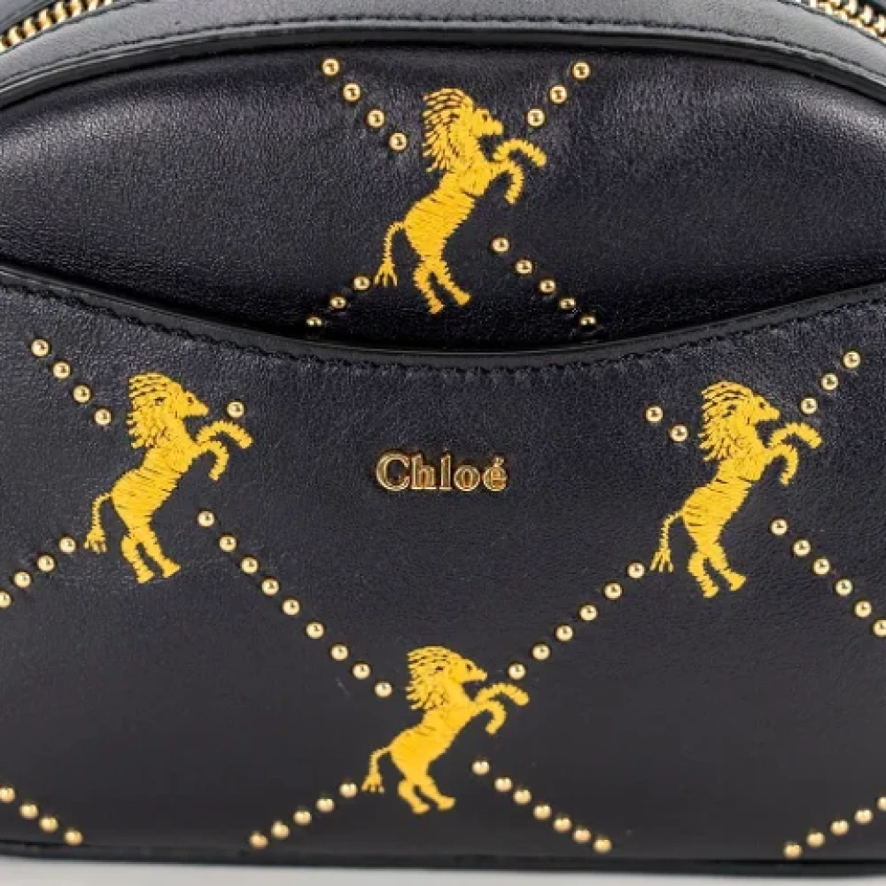 Chloé Leather shoulder-bags Blue Dames