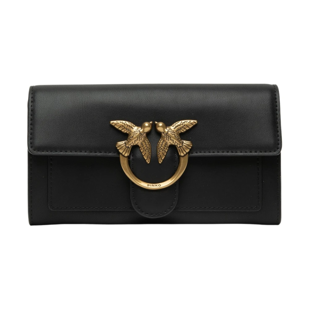 Pinko Women's Black Wallets & Cardholders, One Size, Love Bag Wallet
