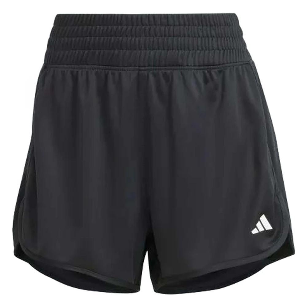 Adidas Pacer Essentials Knit High-Rise Shorts Black Dames