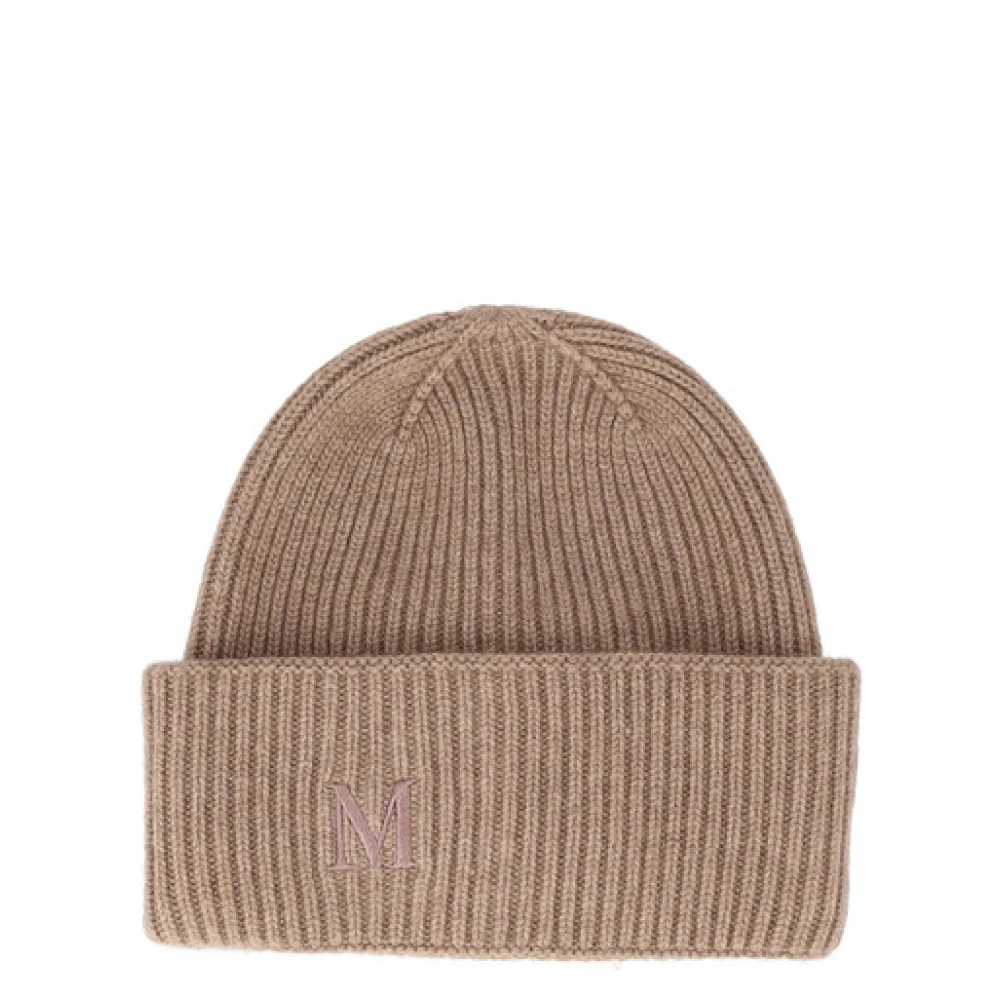 Max Mara Women's Brown Beige Beanie In Cashmere - Image 3