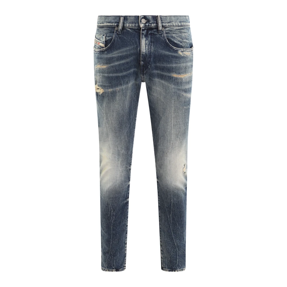 Diesel Men's Blue Slim Fit Jeans