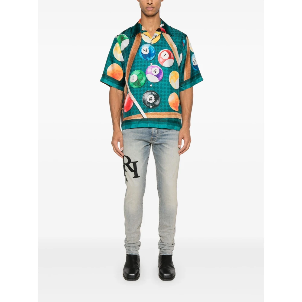 Amiri Short Sleeve Shirt Multicolor Heren