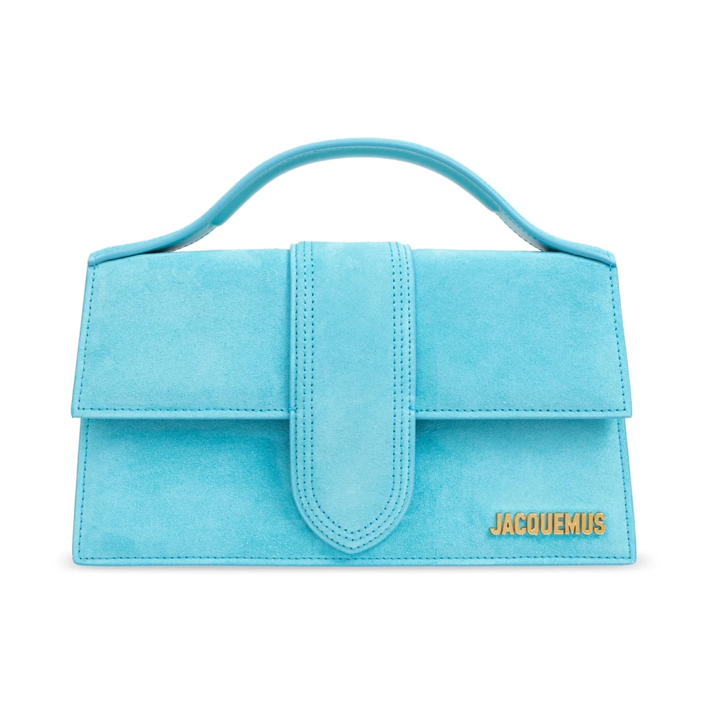 Jacquemus Schoudertas Le Grand Bambino Blue Dames