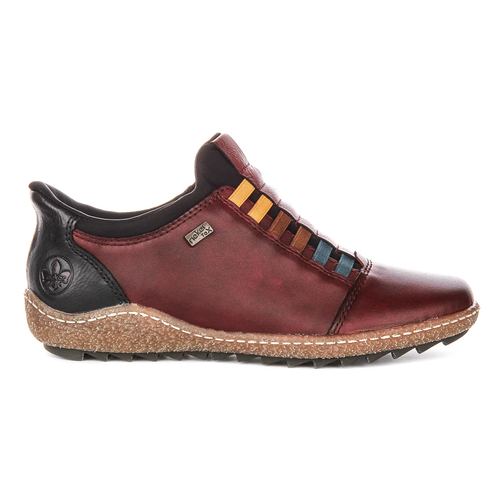 Rieker Red Sneakers, Female, 6 Uk, L7562 Ankle Boot
