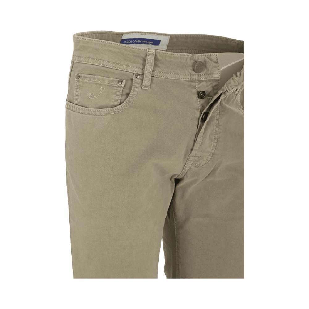 Jacob Cohën Beige Bard Slim Denim Jeans Beige Heren
