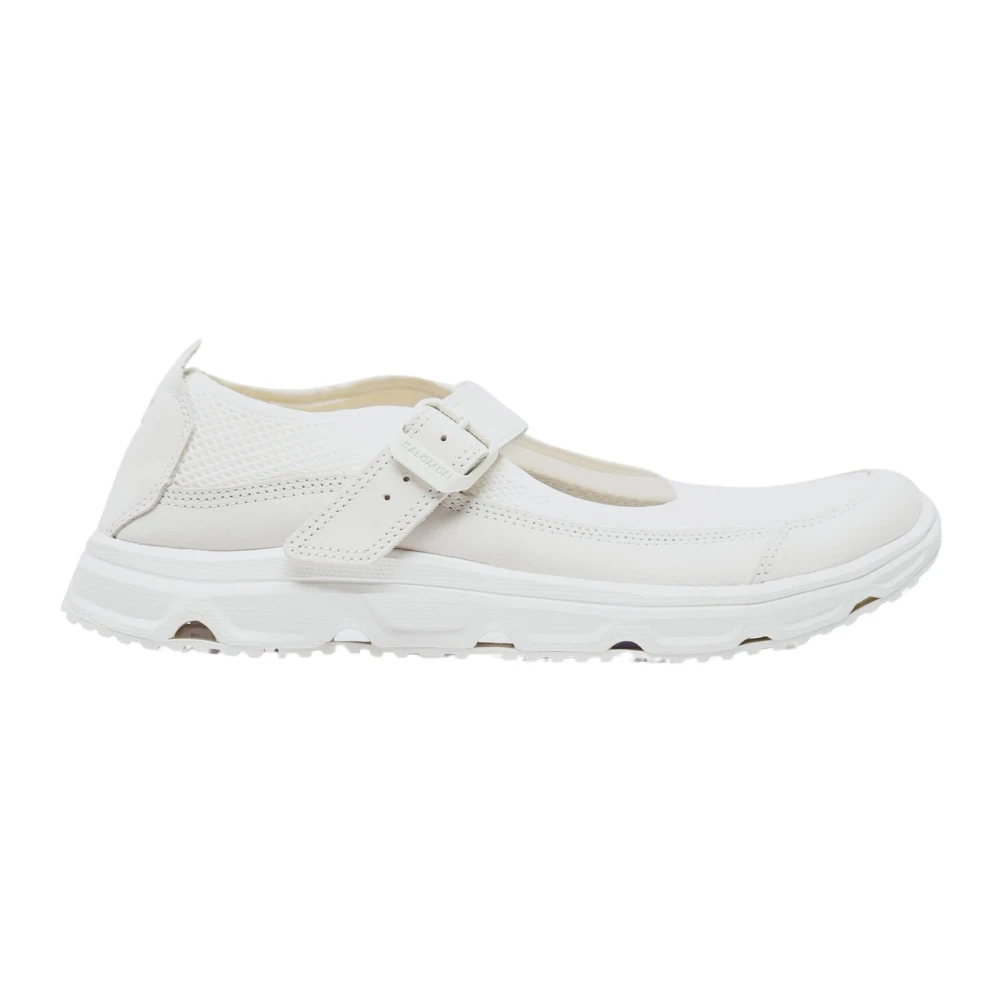 Salomon Mesh Slip-On Sko med Sidospänne White, Dam