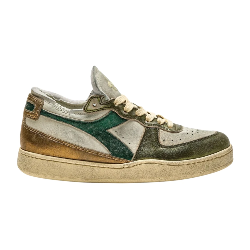 Diadora MI Basket Row Cut Metal Pigskin Used WN Heren Schoenen Veelkleurig Multicolor
