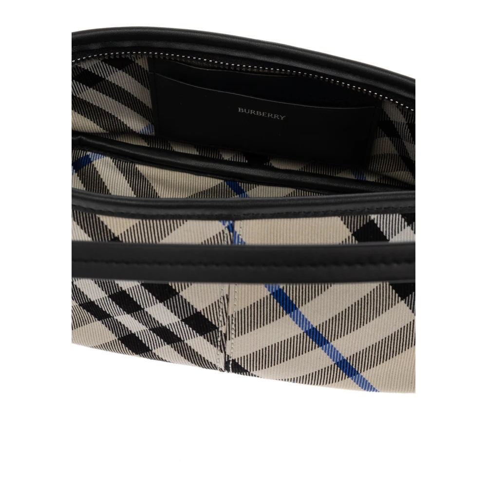 Burberry Check Mini schoudertas Beige Dames