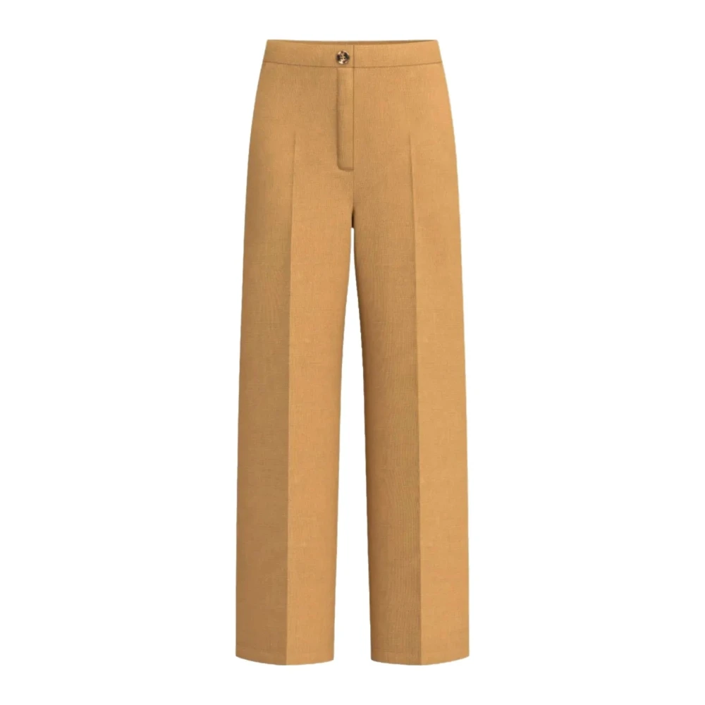 Emme Di Marella Women's Beige Wide Trousers, Xl, Clava Wide Trousers