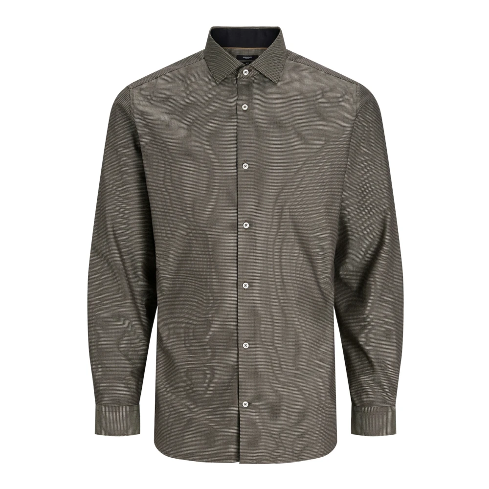 jack & jones Klassieke Kent Kraag Overhemd Gray Heren