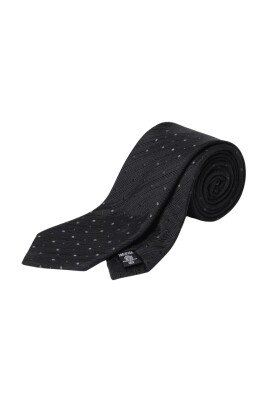 classic-black-dotted-silk-tie
