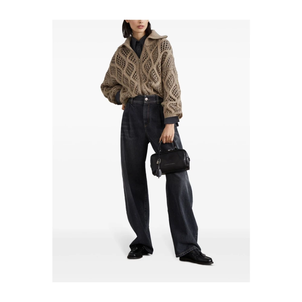 BRUNELLO CUCINELLI Elegante Overhemden Collectie Gray Dames