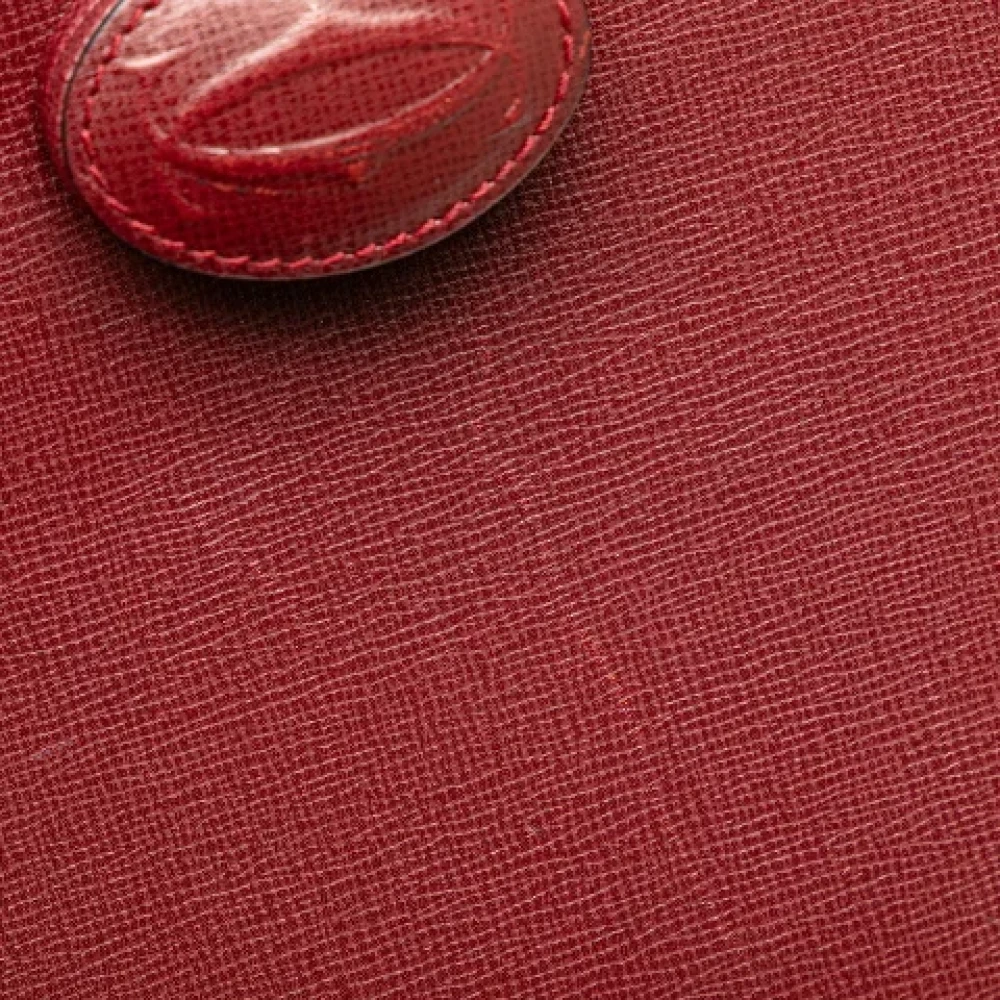 Cartier Vintage Pre-owned Leather totes Red Dames
