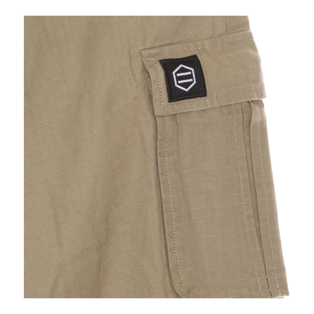 Dolly Noire Ripstop Cargo Broek Beige Heren