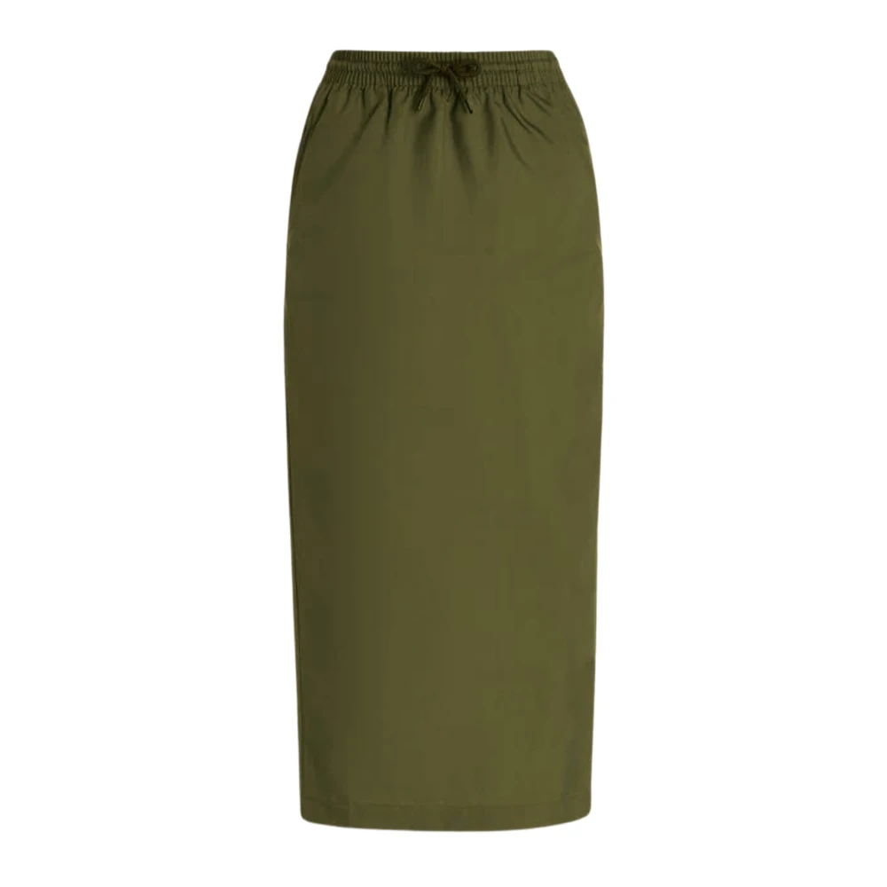 Wardrobe.nyc Donkere Militaire Utility Rok Green Dames