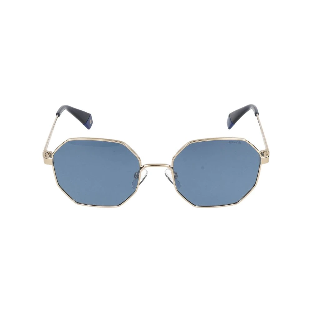 Polaroid Unisex Yellow Sunglasses, 53 Mm, Gold Blue Sunglasses Stylish Model
