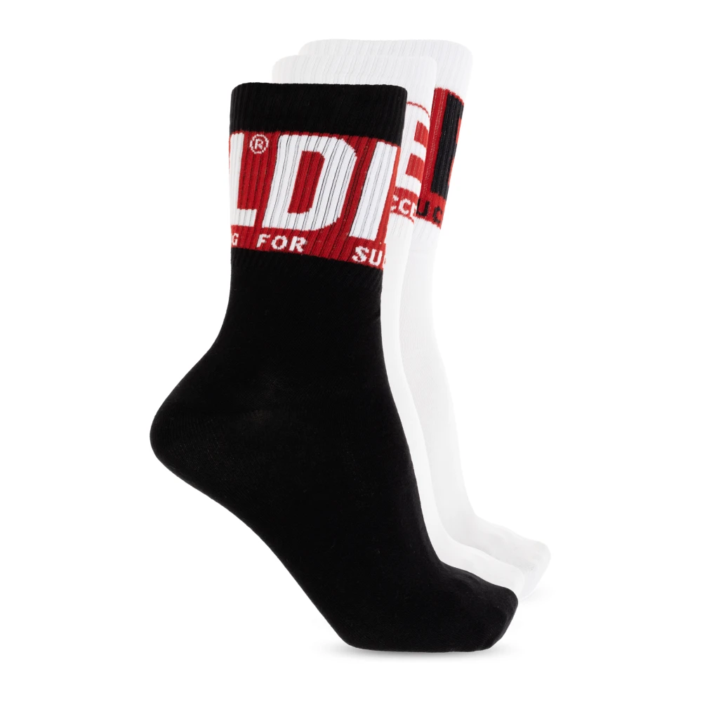 Diesel - Skm-Ray-Threepack Trio De Calcetines - Underwear - Hombre - Blanco - L