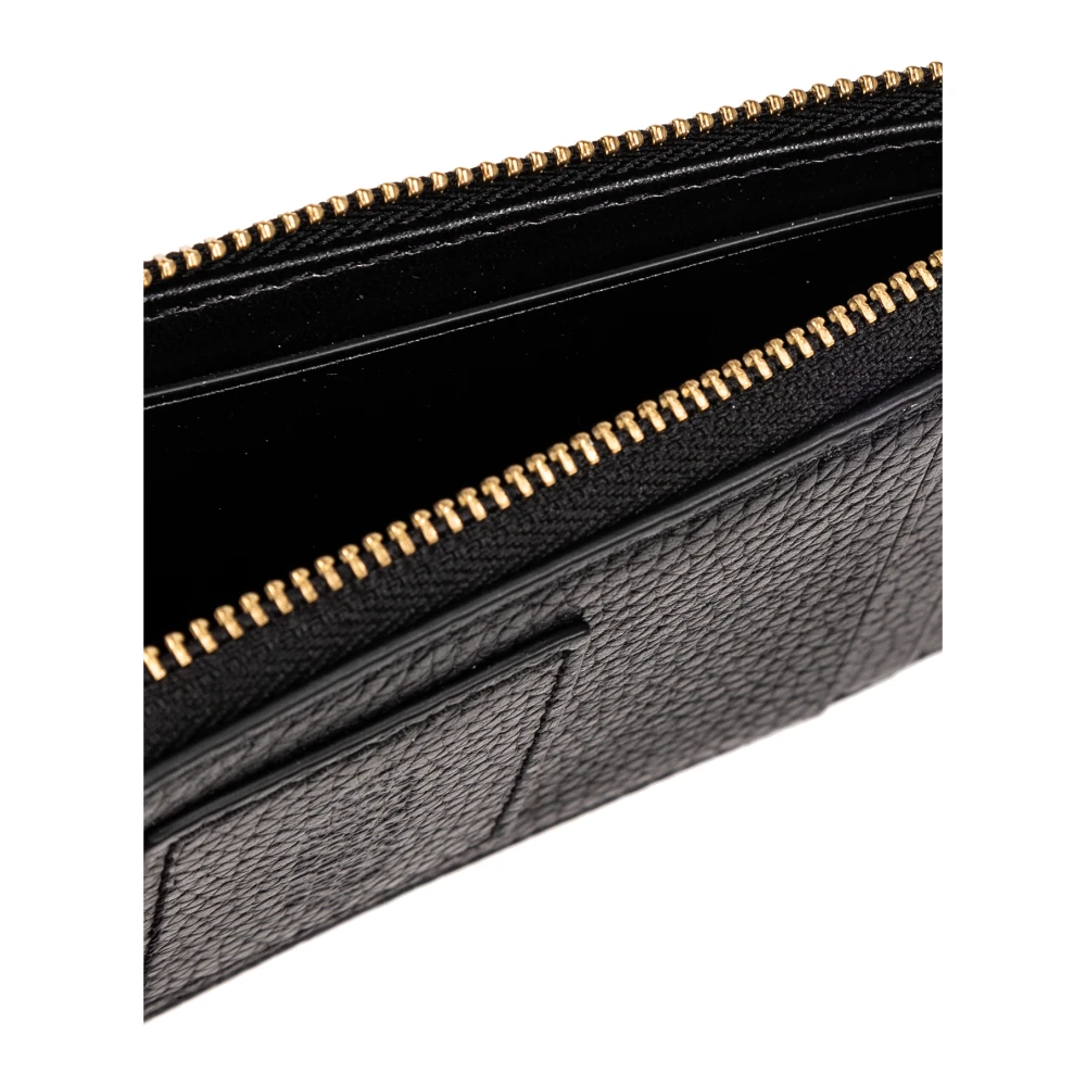 Marc Jacobs Leren Portemonnee Black Dames