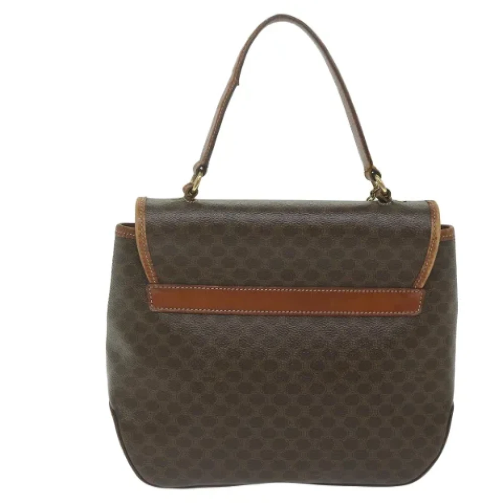 Celine Vintage Pre-owned Leather handbags Brown Dames