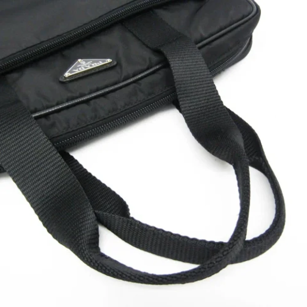 Prada Vintage Pre-owned Leather prada-bags Black Dames
