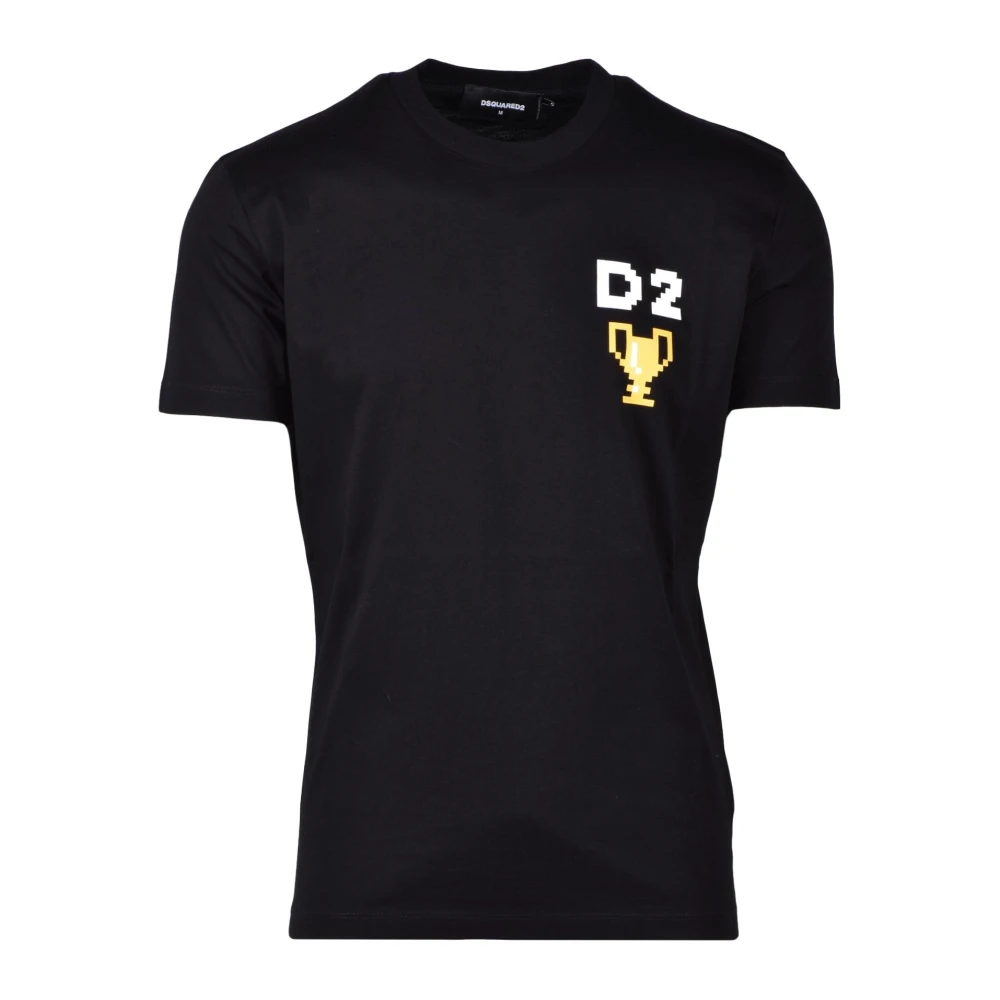Dsquared2 Katoenen T-shirt Black Heren