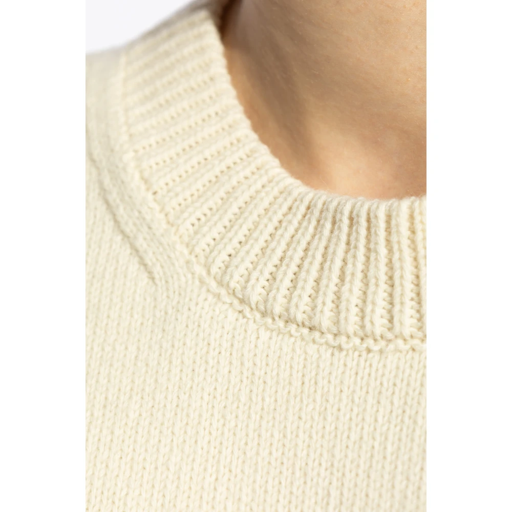 Jil Sander Wollen trui van Beige Dames