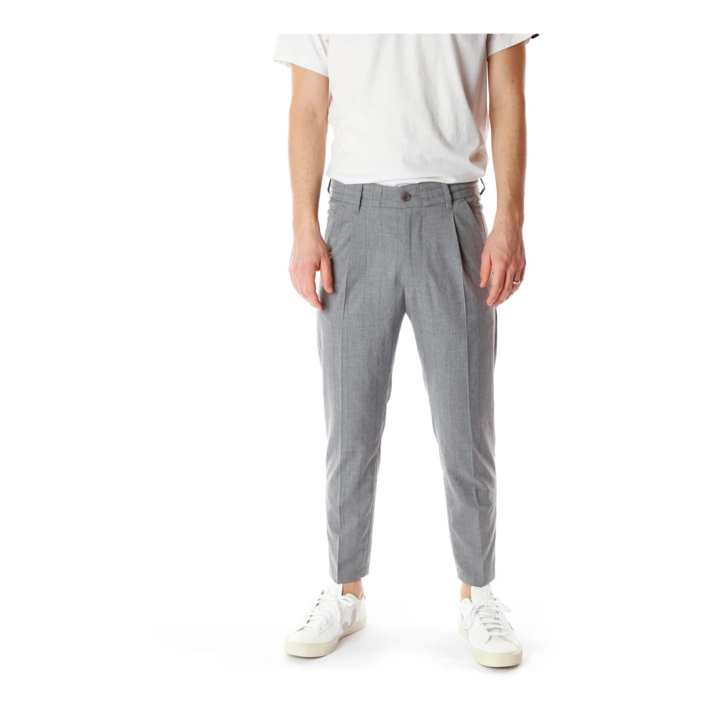 Drykorn Men's Gray Slim-Fit Trousers, W29 L32, Slim-Fit Trousers