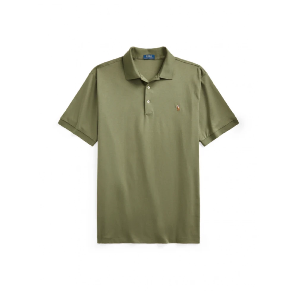 Polo Ralph Lauren Slim Fit Pima Katoenen Polo Green Heren