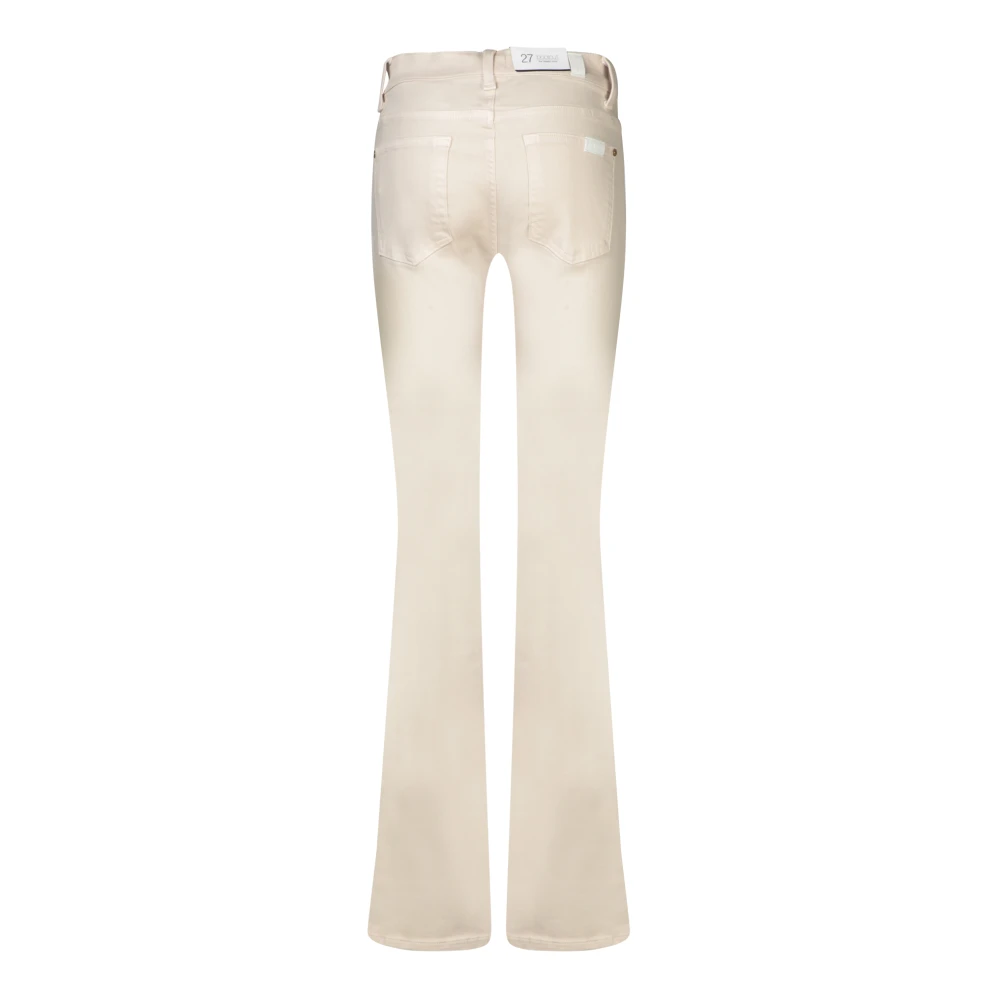 7 For All Mankind Jeans Flare Beige Dames