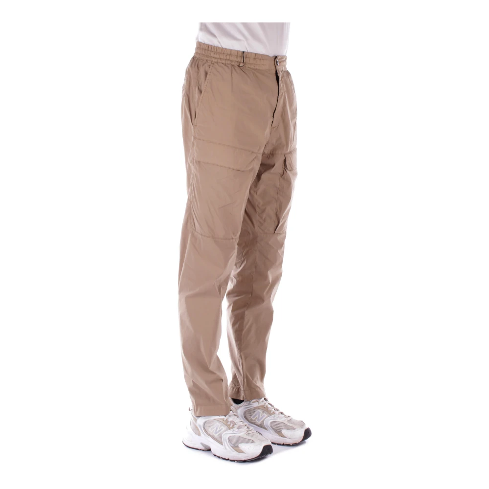 C.P. Company Logo Front Skinny Broek Rits Sluiting Brown Heren