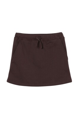 jupe-mini-casual-marron