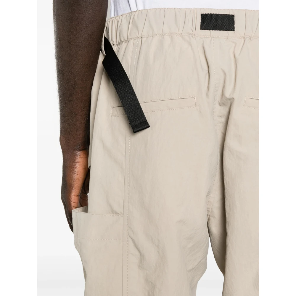 Y-3 Slim-fit Trousers Beige Heren