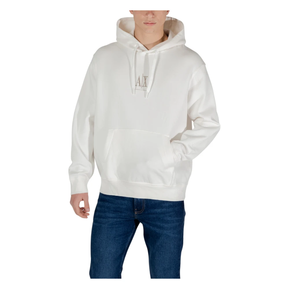 Armani Exchange Hombre Blanco Sudaderas, Talla: M