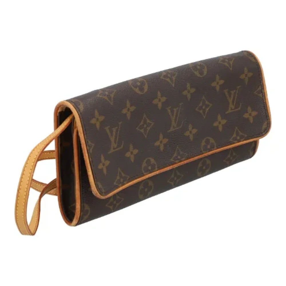 Louis Vuitton Vintage Pre-owned Canvas clutches Brown Dames
