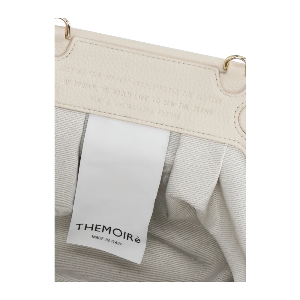 THEMOIRè Vegan leren schoudertas met magnetische sluiting Beige Dames