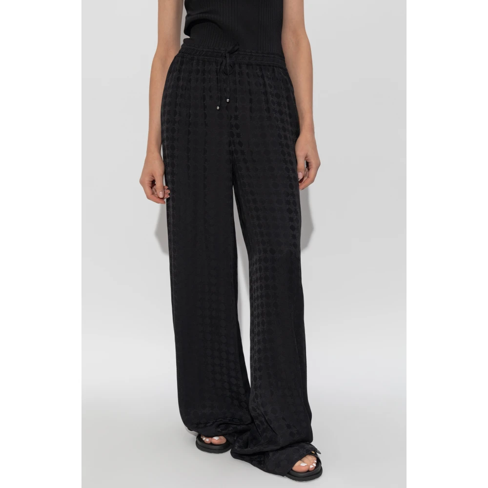 Amiri Wijde broek Black Dames
