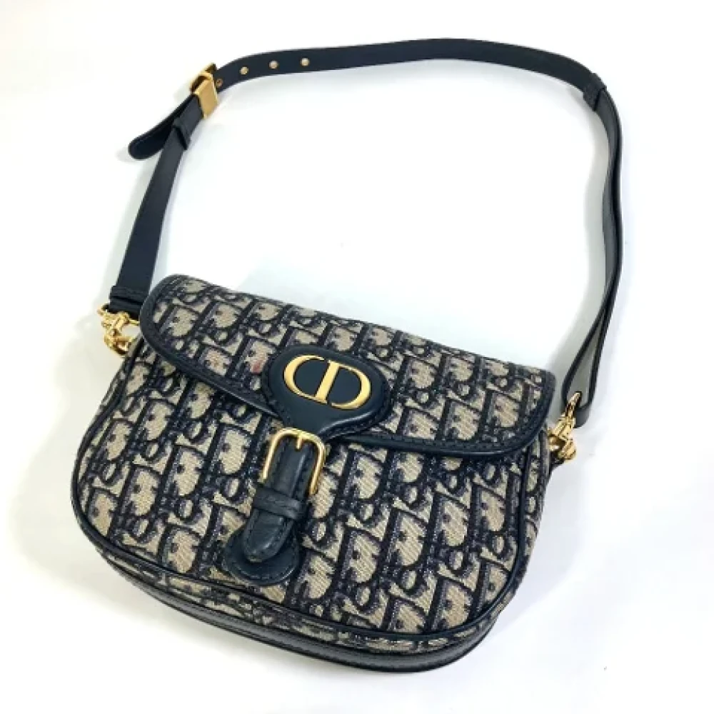 Dior Vintage Pre-owned Fabric dior-bags Blue Dames