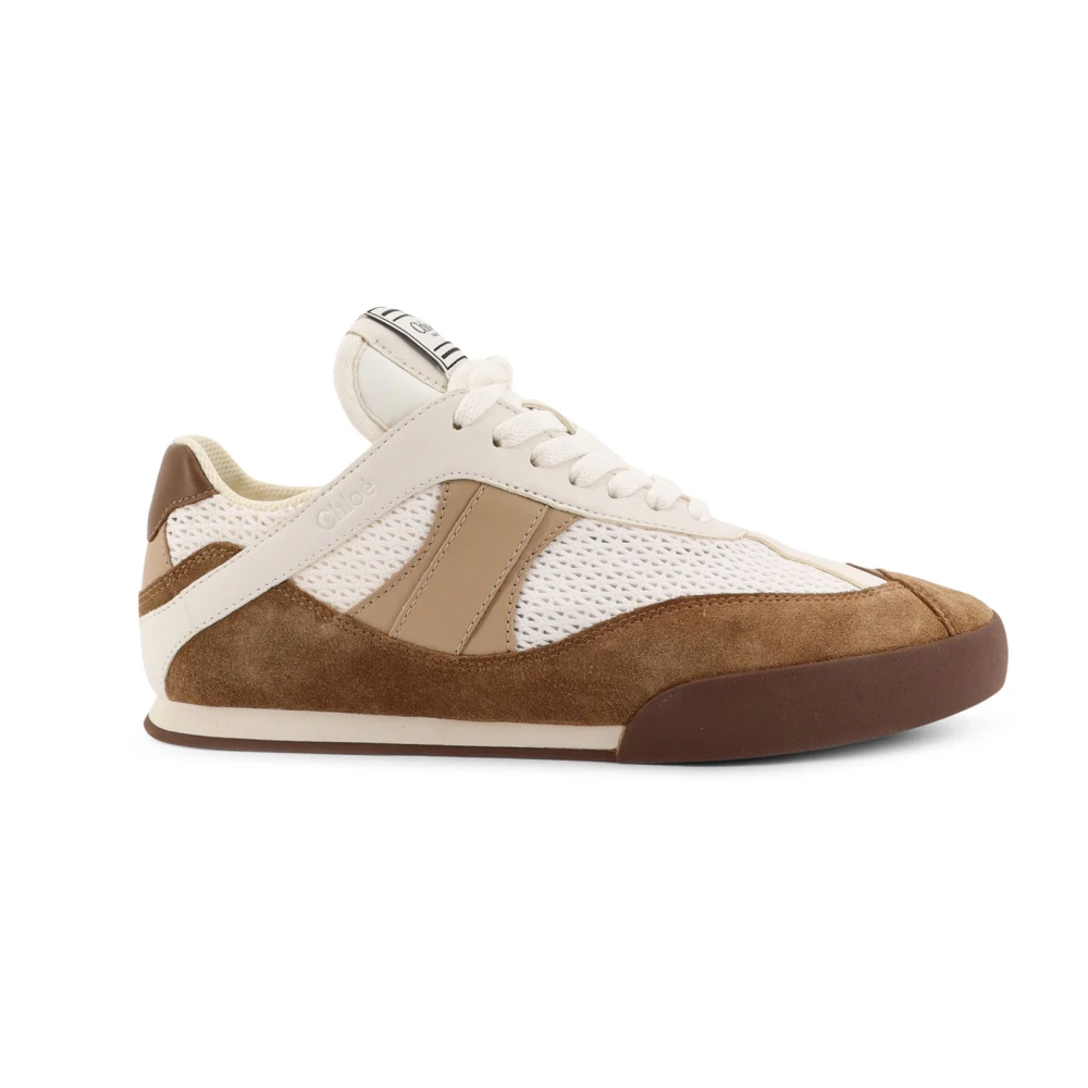 Chloé Sneakers met interne sleehak en logo Dames Schoenen Veelkleurig Multicolor
