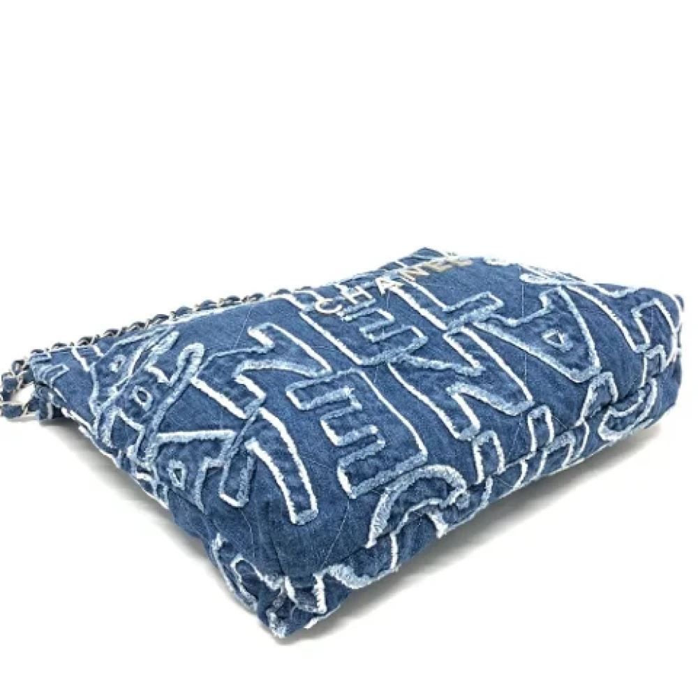 Chanel Vintage Pre-owned Denim chanel-bags Blue Dames