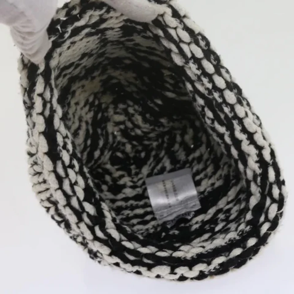 Chanel Vintage Pre-owned Wool hats Black Dames