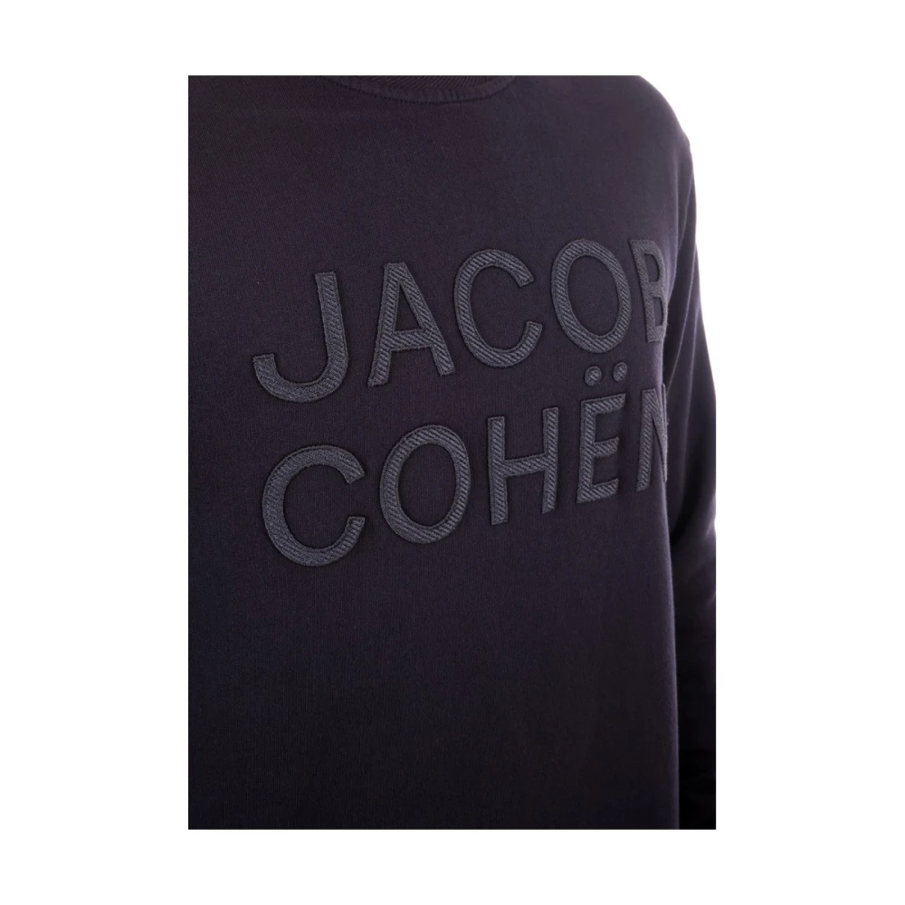 Jacob Cohën Navy Sweatshirt U600607M4477 Blue Heren