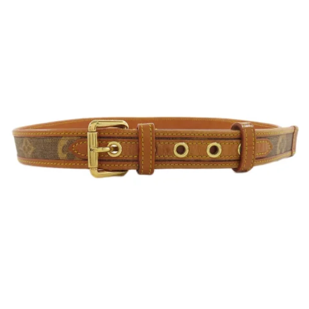 Louis Vuitton Vintage Pre-owned Leather belts Brown Dames