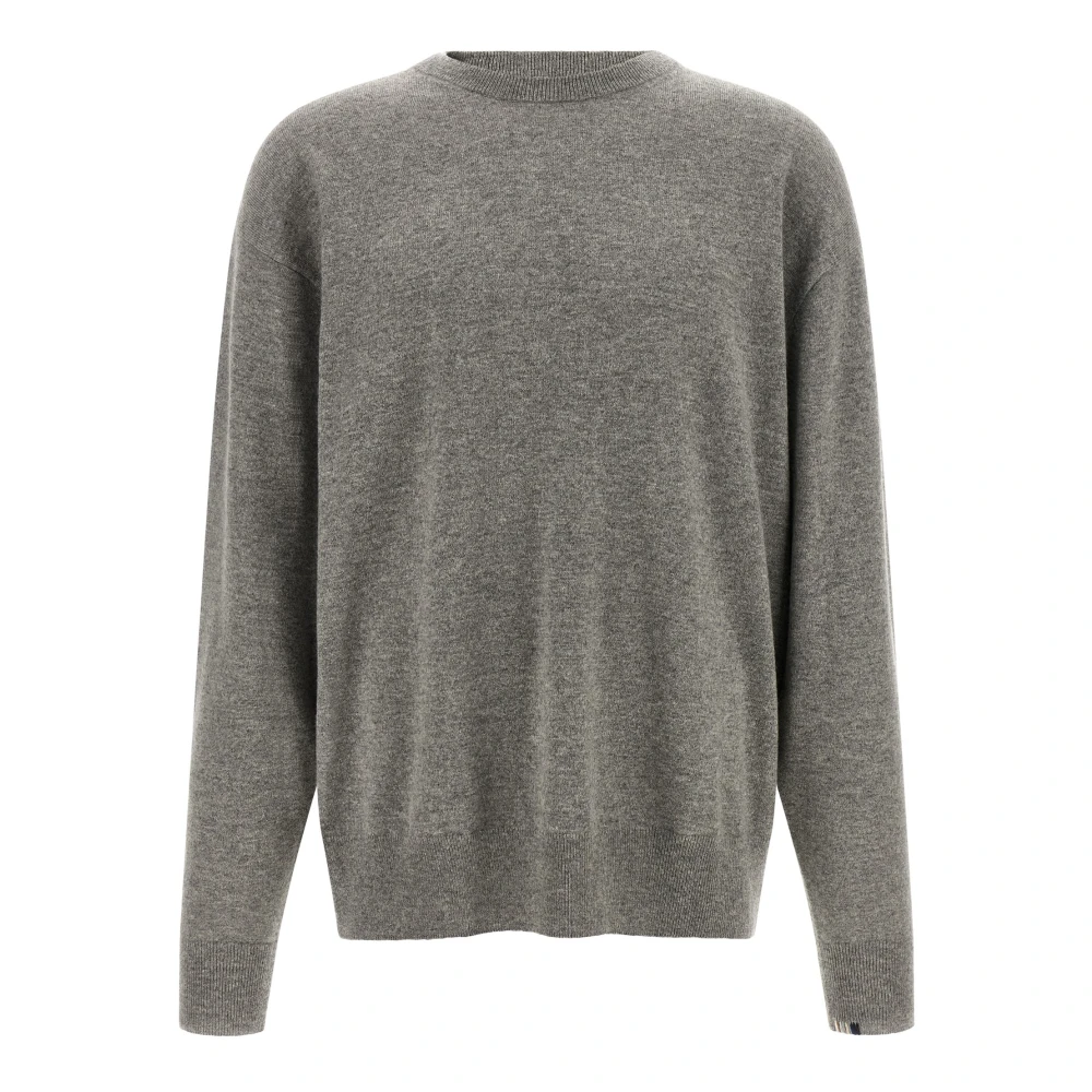 Extreme Cashmere Unisex Gray Cashmere Sweater "April" - Image 2