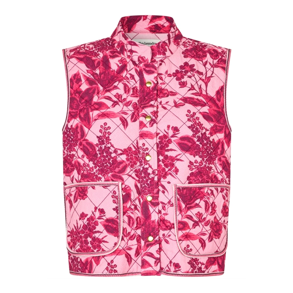 Lollys Laundry Women's Pink Cairoll Vest - Waistcoats - L - Jackets