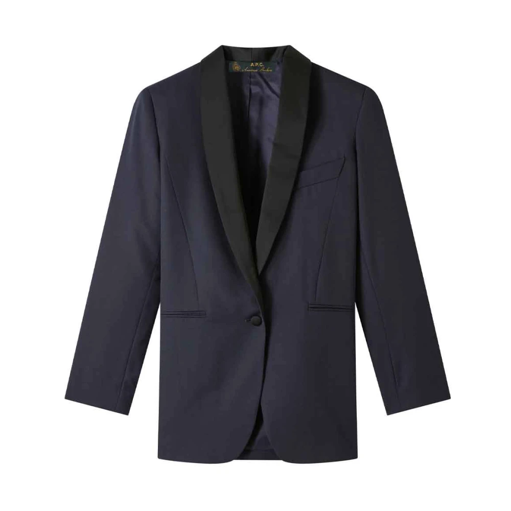 A.p.c. - Jackets > Blazers - Blue - A.p.c. - Modalova