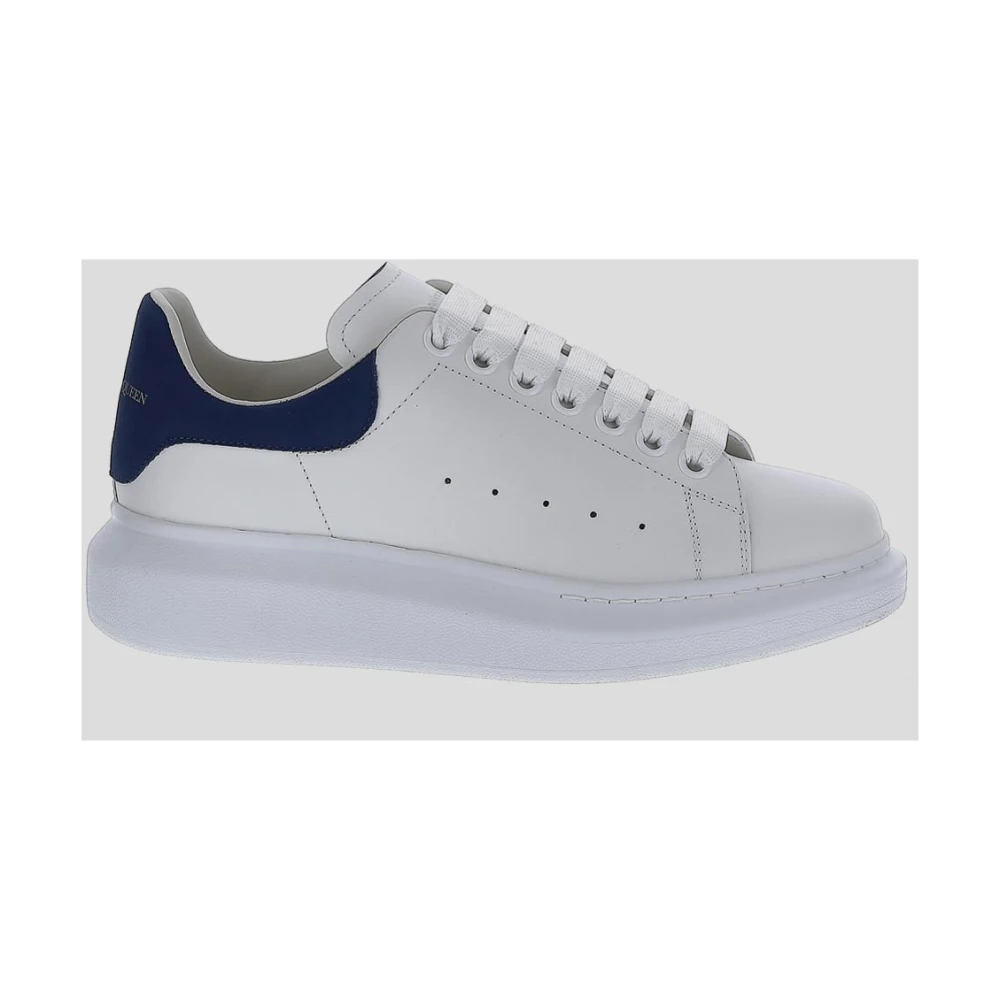Alexander mcqueen Witte Leren Larry Sneakers White Dames