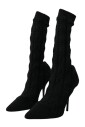 talons-aiguilles-noirs-mi-mollet-bottes