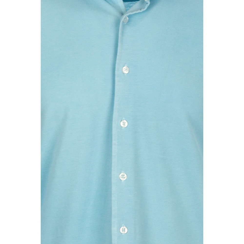 Gran Sasso Lichtblauwe Overhemd Collectie Blue Heren