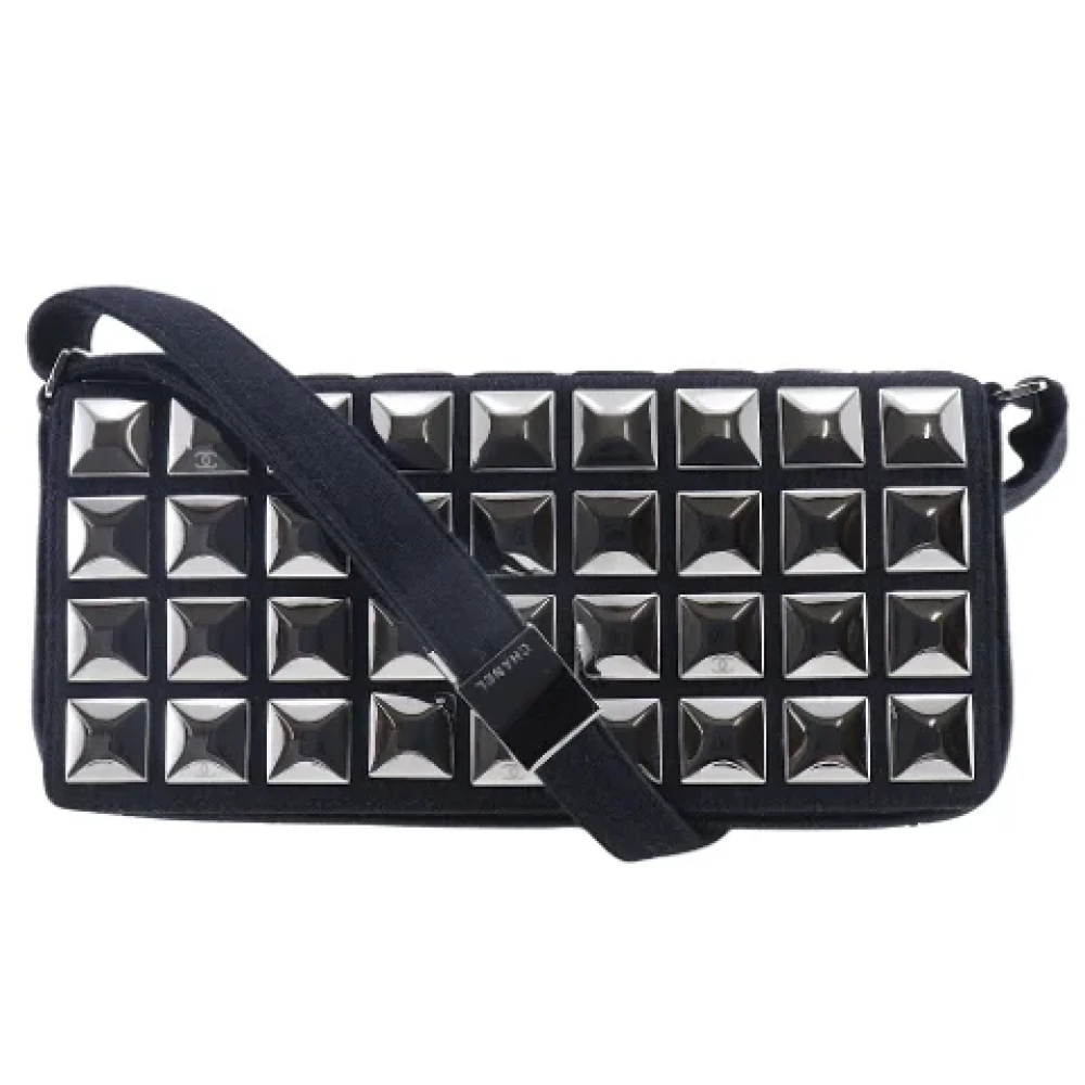 Chanel Vintage Pre-owned Cotton chanel-bags Black Dames