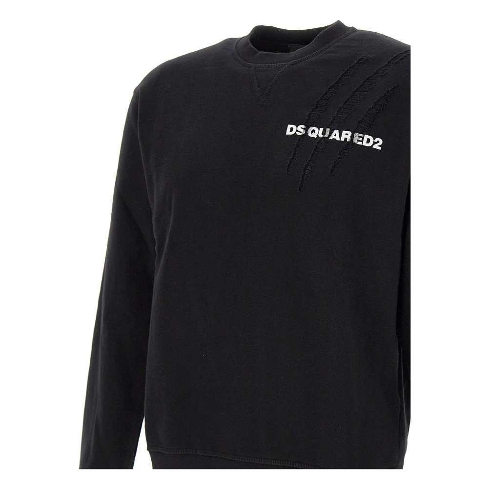 Dsquared2 Zwarte Sweaters voor Mannen Black Heren